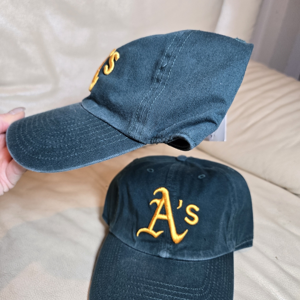 Green 47 Brand Oakland Athletics Clean Up Clover Adjustable Slouch Hat MLB - Picture 6 of 6